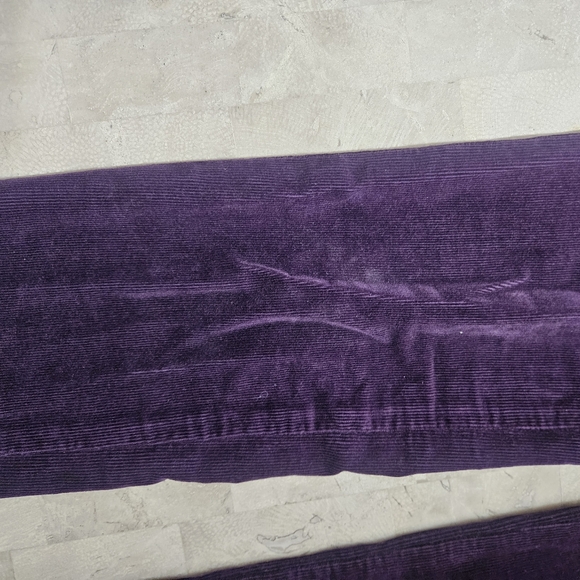 Purple velvet jeans size 26 JBrand - Picture 2 of 5